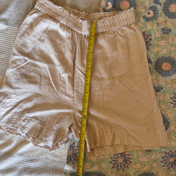 ONLY Linen Blend High-waisted Shorts - Picture 8 of 8